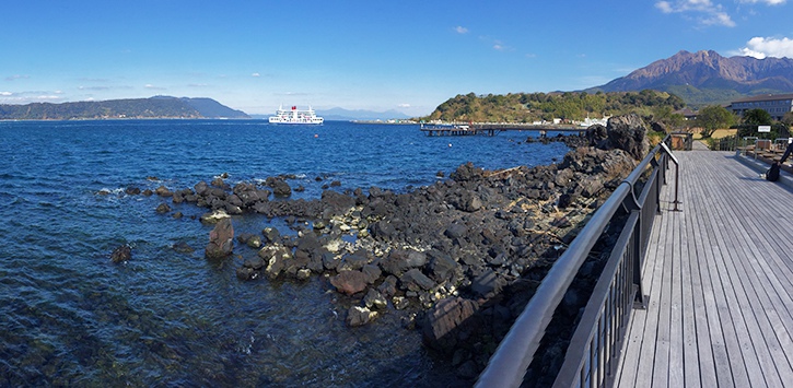 鹿児島県桜島 溶岩なぎさ遊歩道