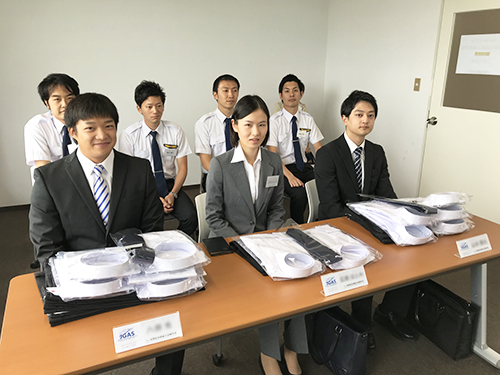 民間航空操縦士訓練学校 第3期生 入校式