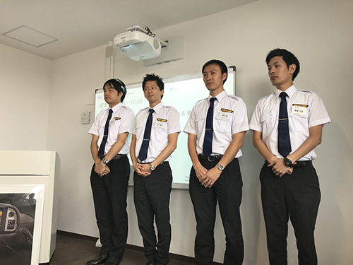 民間航空操縦士訓練学校 第3期生 入校式