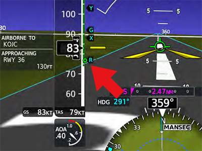 Angle of Attack（AOA）表示機能