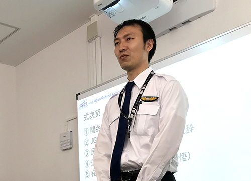 民間航空操縦士訓練学校 卒業式